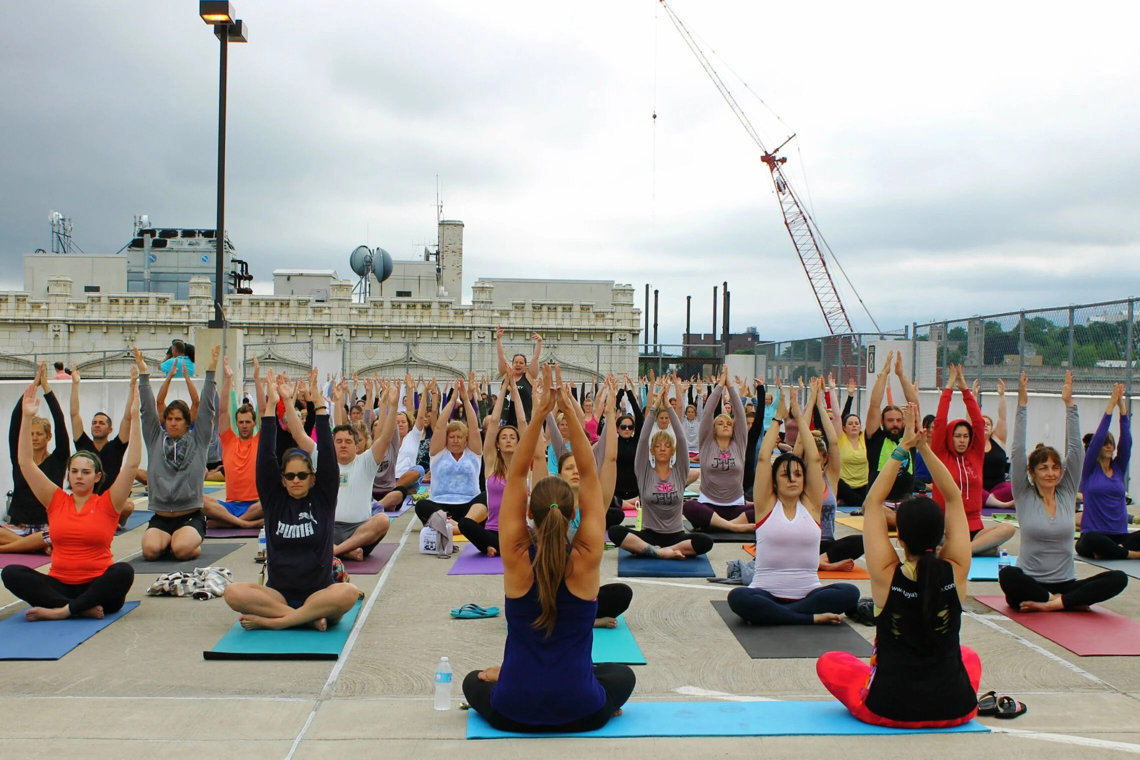 Yoga on the Roof Fundraiser in Scranton PA | Jaya Yoga Studio